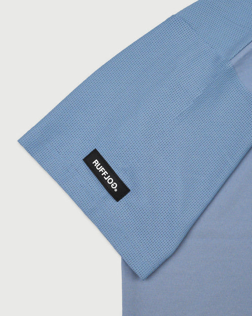 WM COOL FLEX MESH MOCK NECK SHIRTS