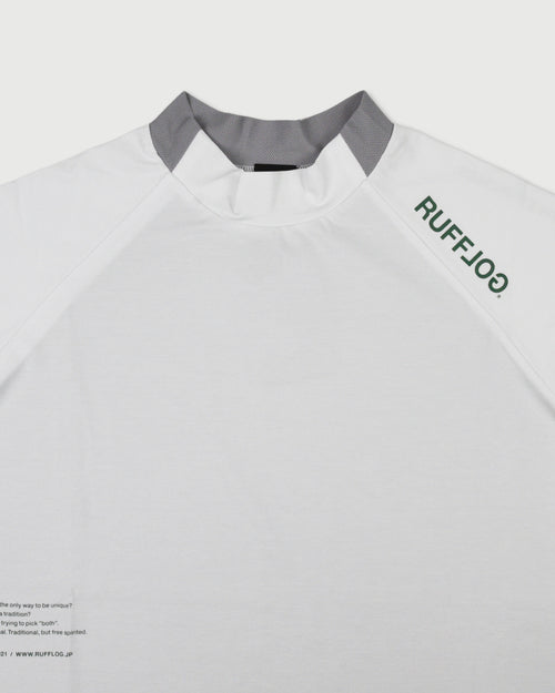 COOL FLEX MESH RAGLAN MOCK NECK SHIRTS