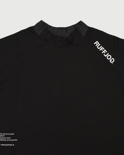 COOL FLEX MESH RAGLAN MOCK NECK SHIRTS