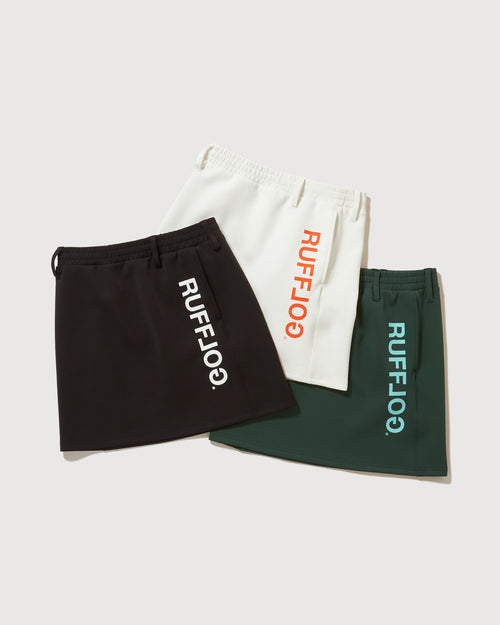 RUFFLOG RELAX SWEAT SKIRT WHITE