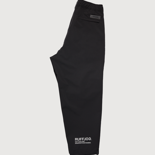 SQUARE LOGO WATERPROOF  PANTS BLACK