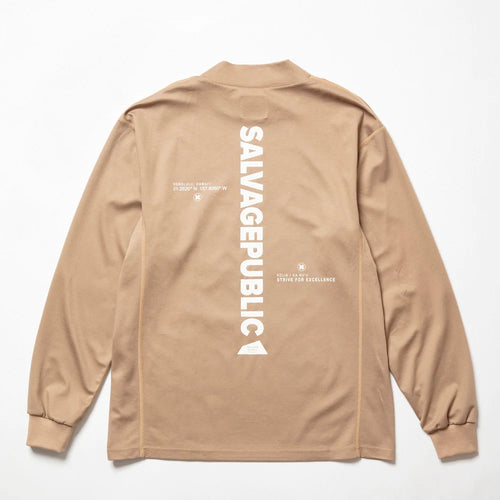 Kēhaupaʻa ICE Mockneck L/S(EXCELLENCE) Greige