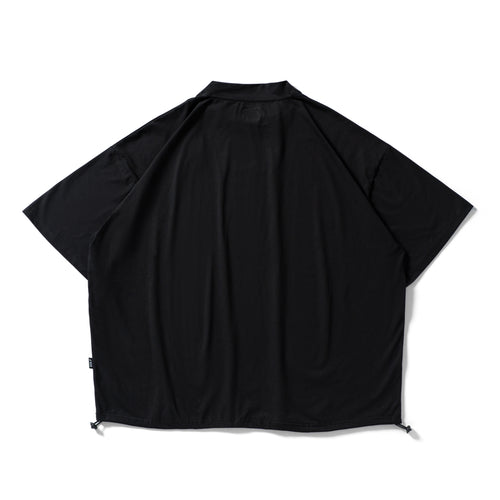 OG Embroidery S/S MOCK NECK BLACK