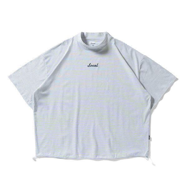 OG Embroidery S/S MOCK NECK WHITE BOARDER