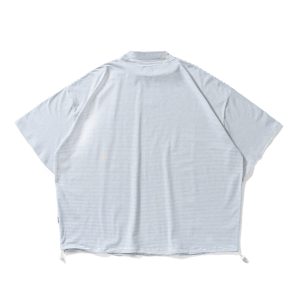 OG Embroidery S/S MOCK NECK WHITE BOARDER