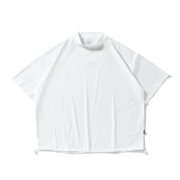 OG Embroidery S/S MOCK NECK WHITE