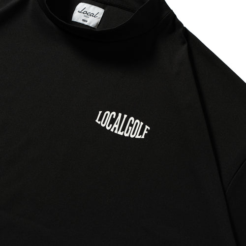 Worldwide S/S MOCK NECK BLACK