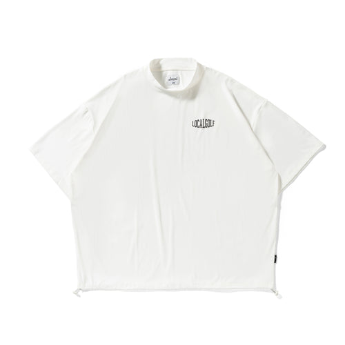 Worldwide S/S MOCK NECK WHITE