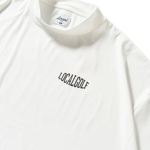 Worldwide S/S MOCK NECK WHITE