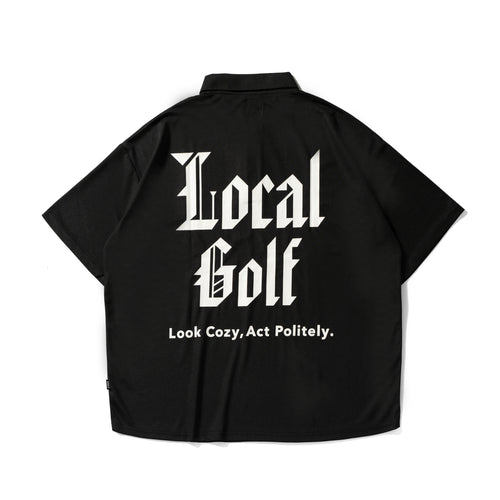 Medieval Logo S/S POLO BLACK