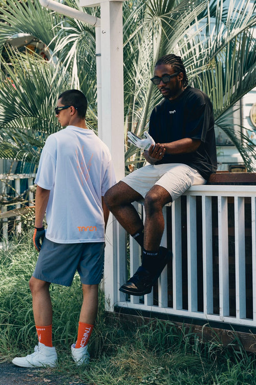 AIRMESH HYBRID DRY MOCK NECK TEE
