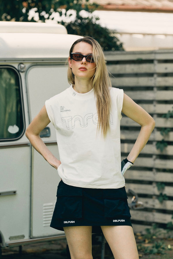 EVERCORE™ LADIES NO SLEEVE MOCK TEE