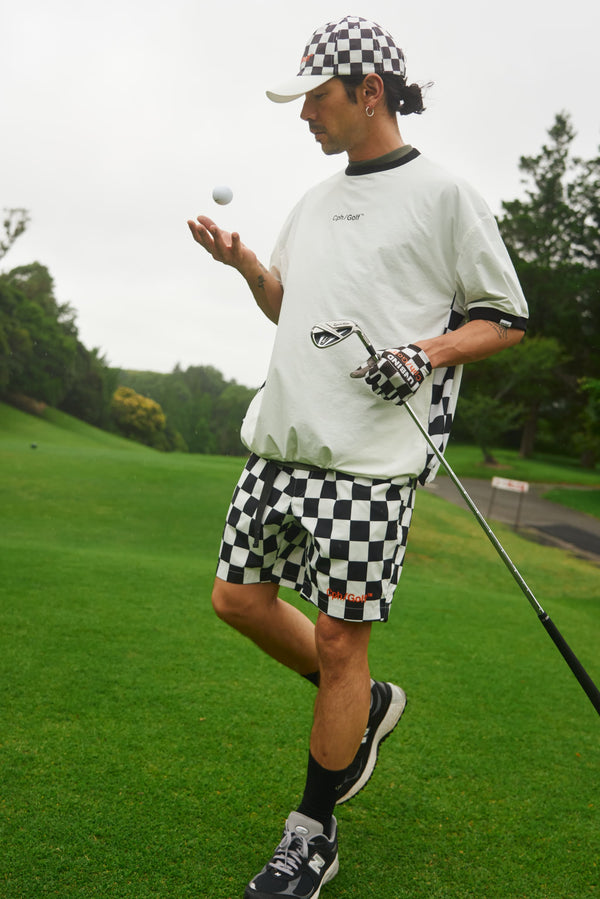 #CHECKER MESH S/S PISTE