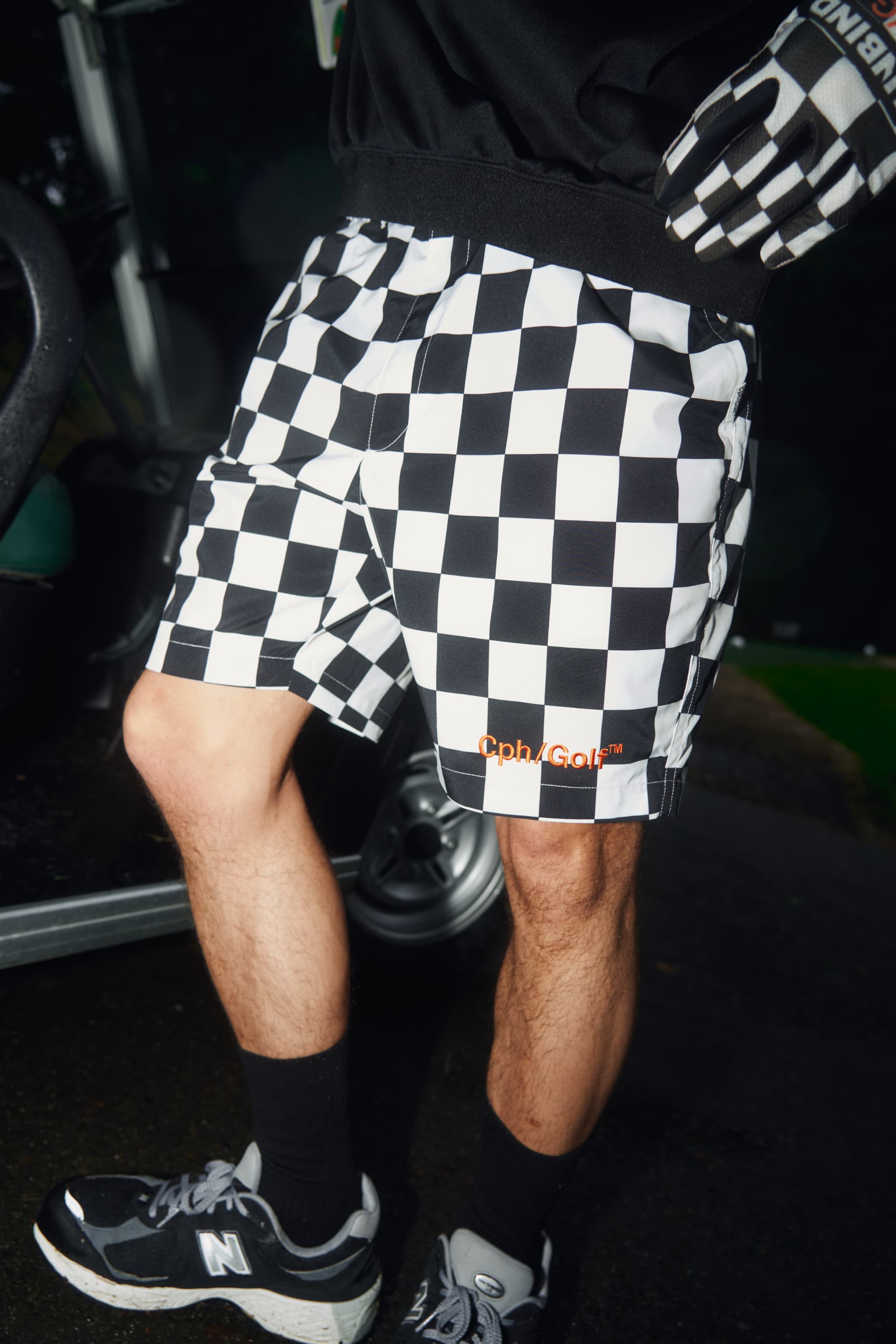 AS2OV×Cph/Golf #ADJUSTABLE SHORTS クロL AS2OV×Cph/Golf #ADJUSTABLE SHORTS（AS2OV × Cph/Golf