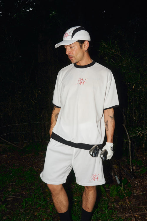 #SLASH LOGO MESH JET CAP