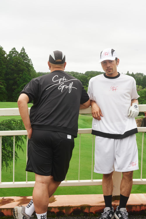 #SLASH LOGO MESH SHORTS