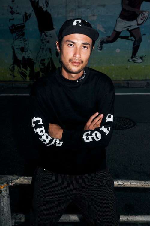 CLASSIC SLEEVE WAPPEN LS MOCK NECK TEE