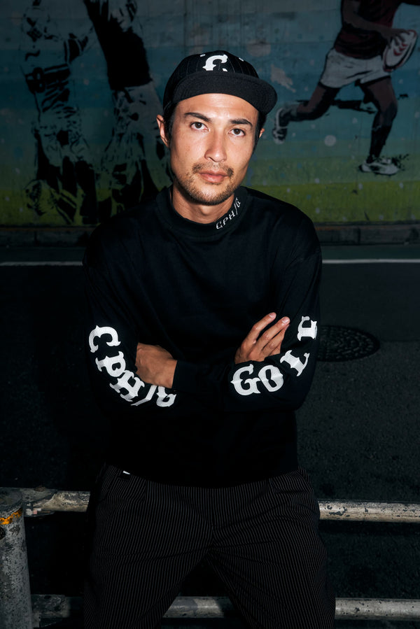 CLASSIC SLEEVE WAPPEN LS MOCK NECK TEE