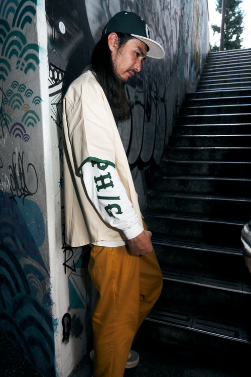 CLASSIC BB COTTON NO COLLAR SHIRT