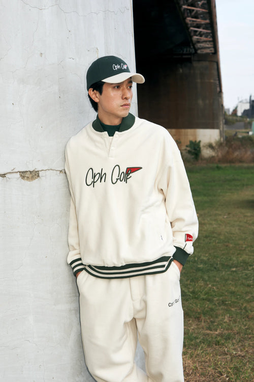 FLAG LOGO MICRO FLEECE TRACK PANTS