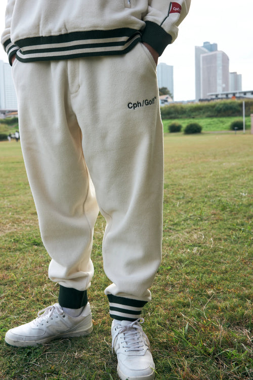 FLAG LOGO MICRO FLEECE TRACK PANTS