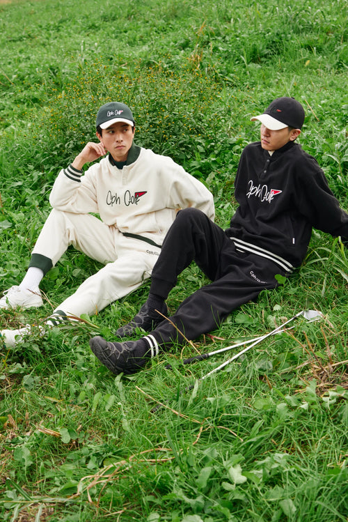 FLAG LOGO MICRO FLEECE PULLOVER