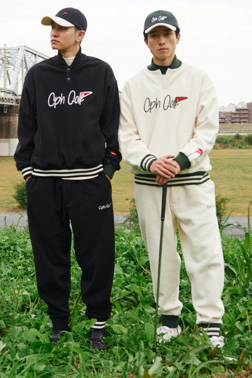 FLAG LOGO MICRO FLEECE TRACK PANTS
