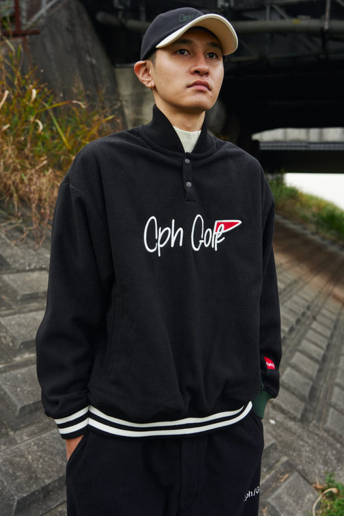 FLAG LOGO MICRO FLEECE PULLOVER