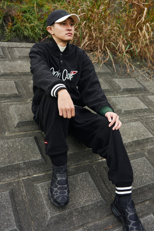 FLAG LOGO MICRO FLEECE PULLOVER