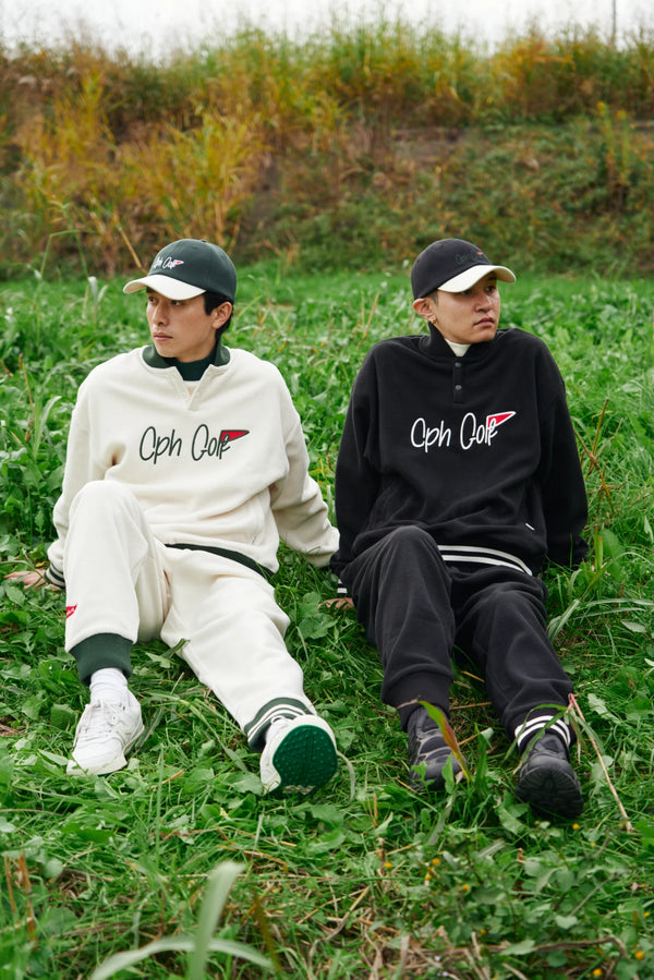 FLAG LOGO MICRO FLEECE TRACK PANTS