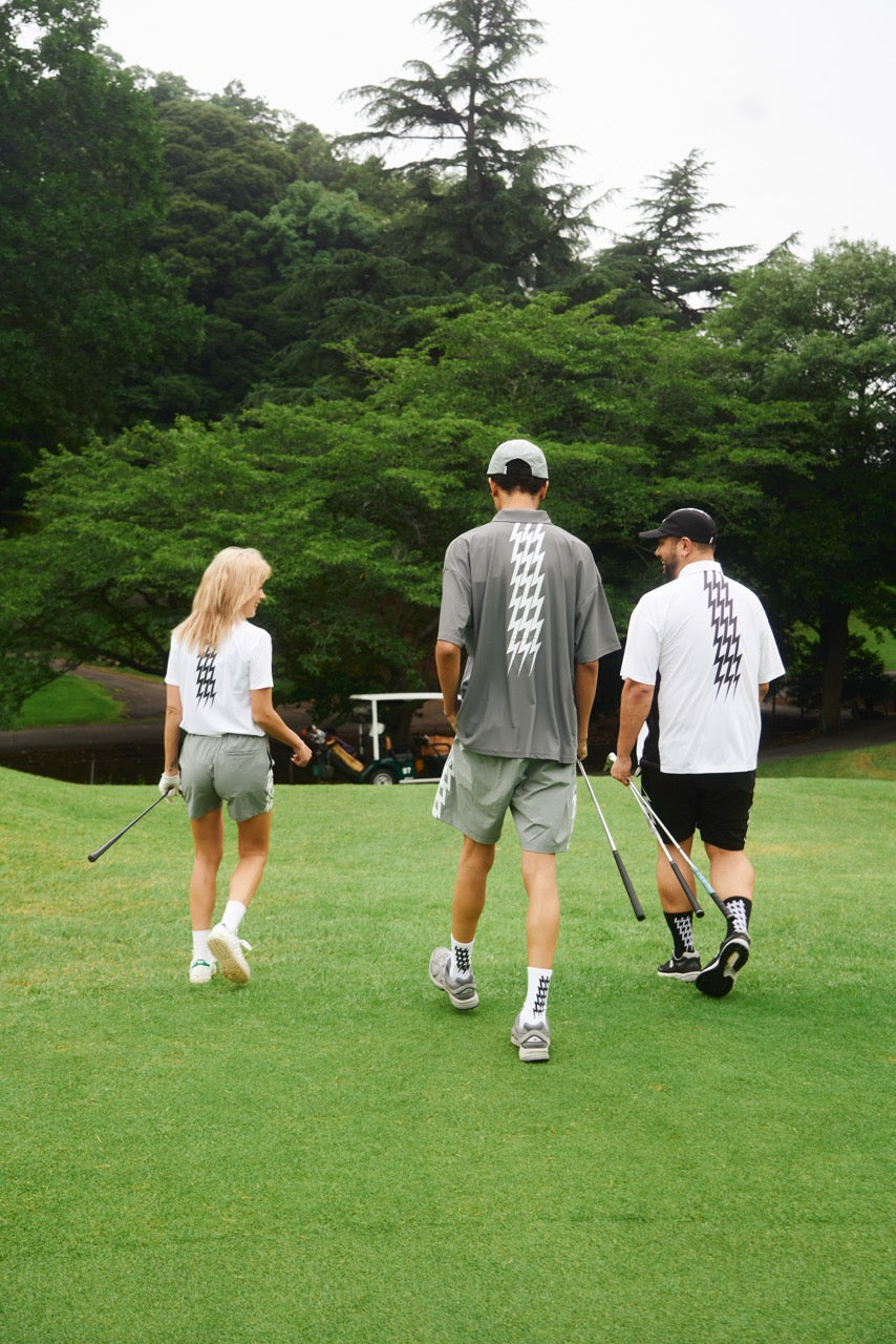 WOMEN] #THUNDER STRIPES ADJUSTABLE SHORTS – RUFFLOG