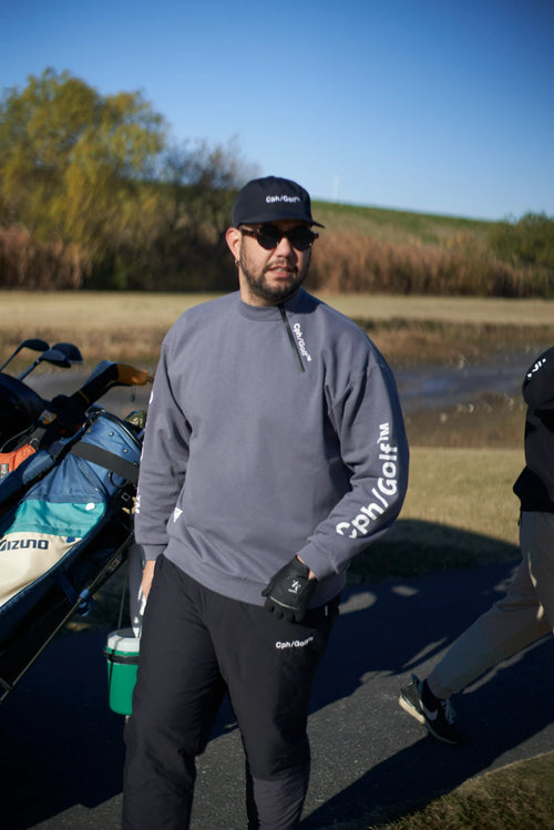 SIDE ZIPPER WARM LS MOCK NECK TEE