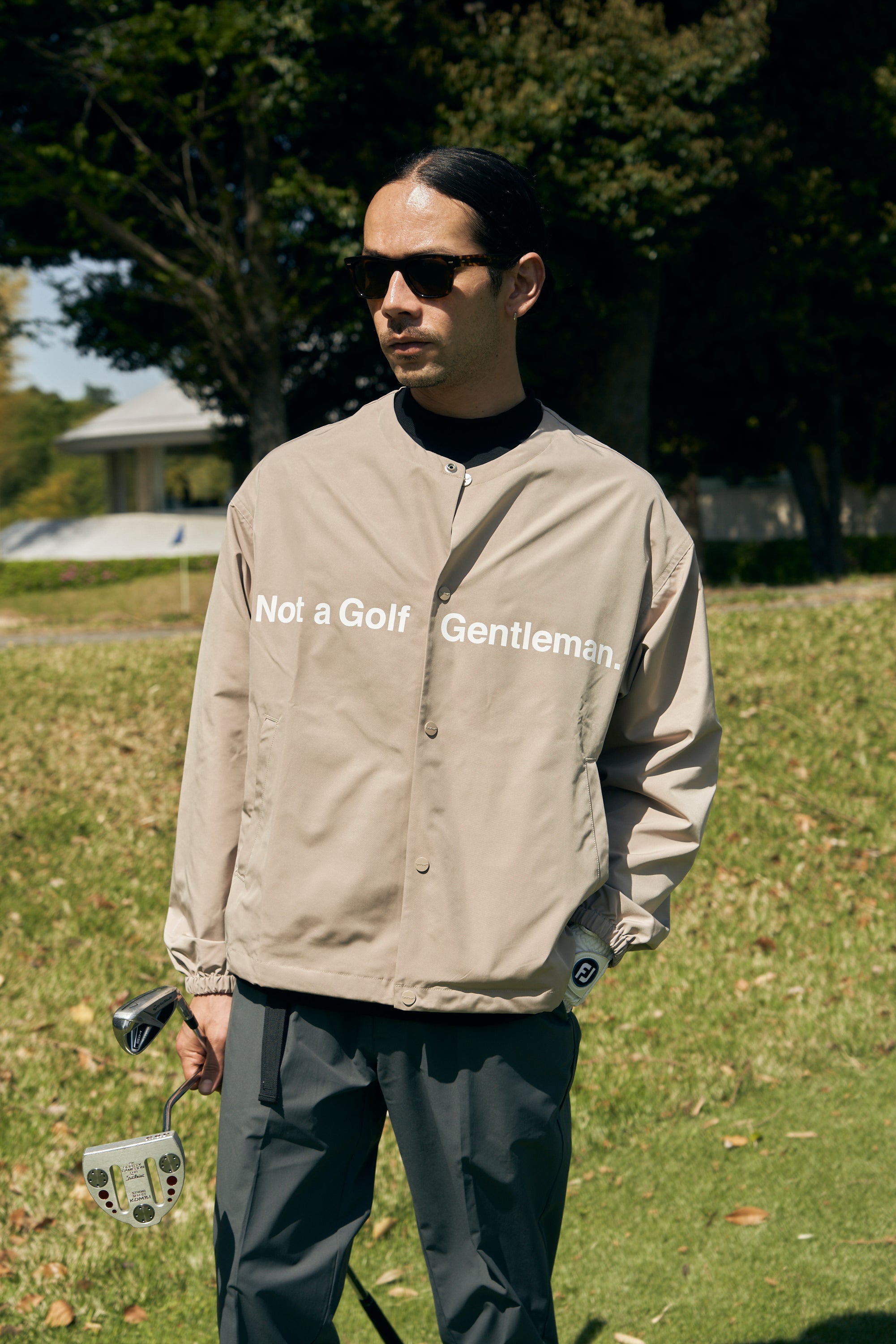 Cph/Golf™ LOGO NO COLLAR JACKET – RUFFLOG