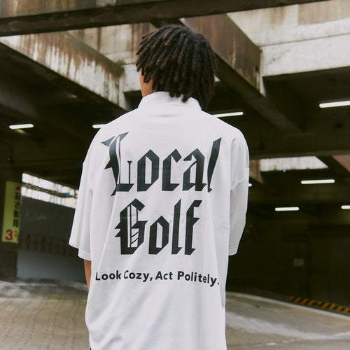 Medieval Logo S/S POLO WHITE