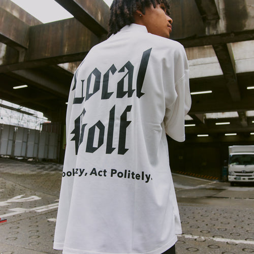 Medieval Logo S/S POLO WHITE