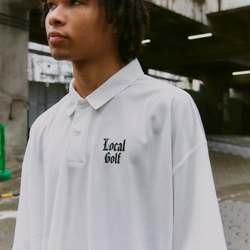 Medieval Logo S/S POLO WHITE