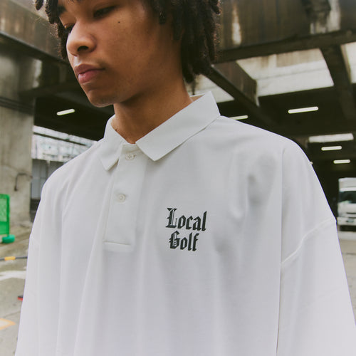 Medieval Logo S/S POLO WHITE