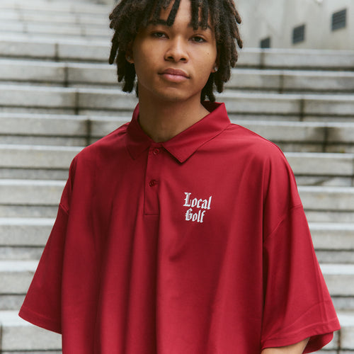 Medieval Logo S/S POLO BURGUNDY