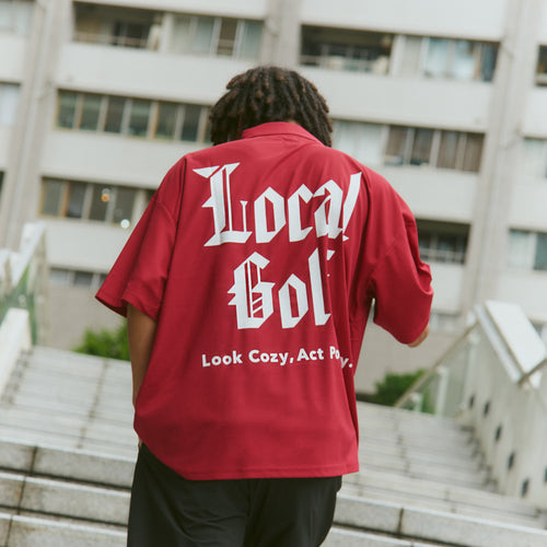 Medieval Logo S/S POLO BURGUNDY