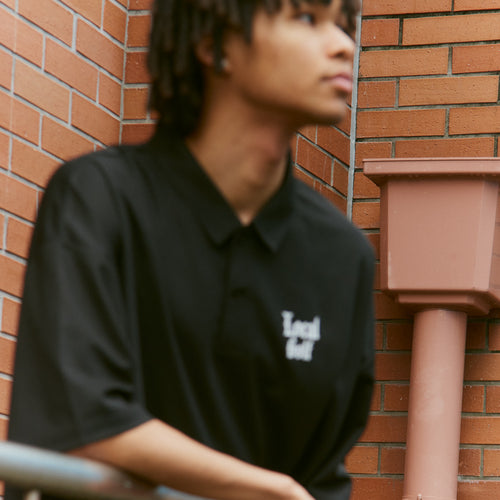 Medieval Logo S/S POLO BLACK