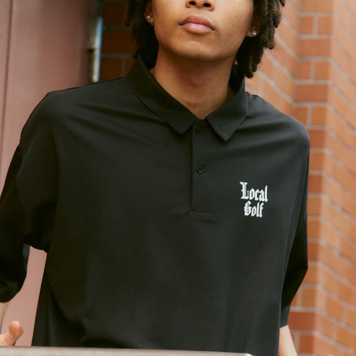 Medieval Logo S/S POLO BLACK