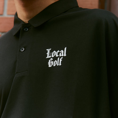 Medieval Logo S/S POLO BLACK