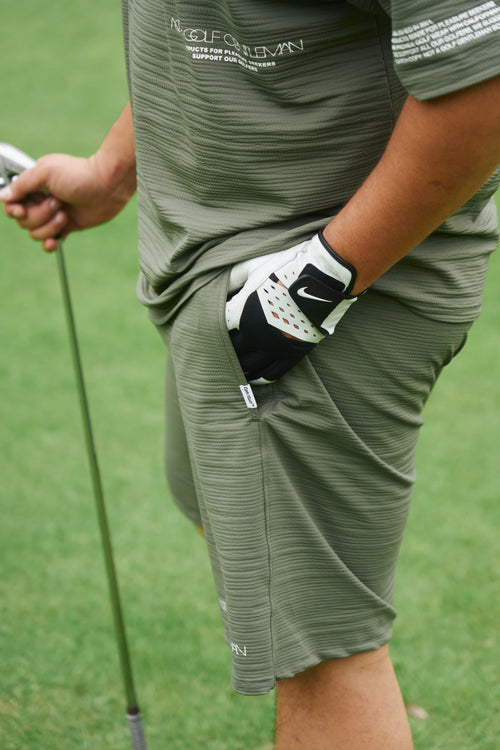 #BREATHABLE WAFFLE SHORTS