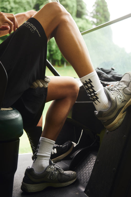 #BREATHABLE WAFFLE SHORTS