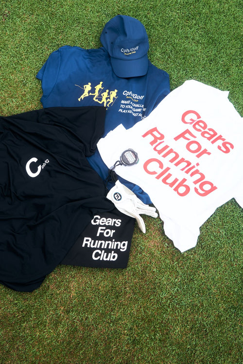 #RUNNING CLUB MOCK NECK TEE