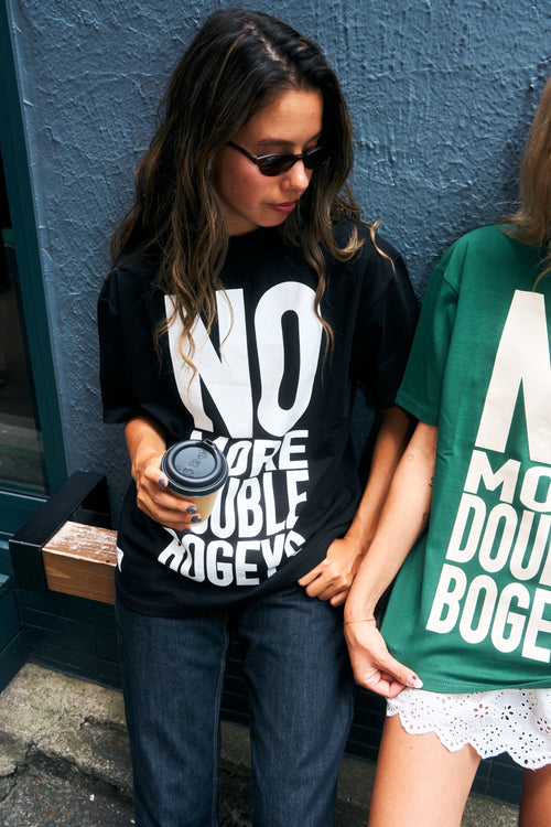 [WOMEN] #NO MORE DOUBLE BOGEYS HALF MOCK NECK TEE