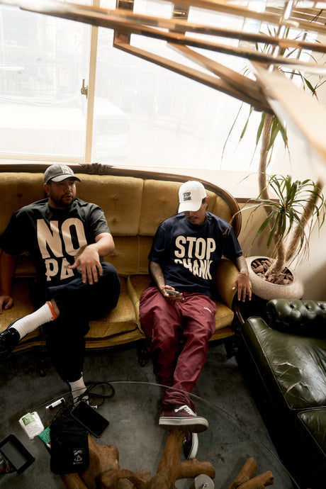 #NO PAR HALF MOCK NECK TEE