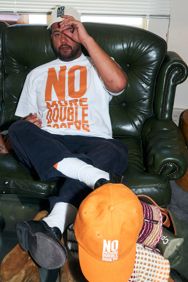 #NO MORE DOUBLE BOGEYS HALF MOCK NECK TEE