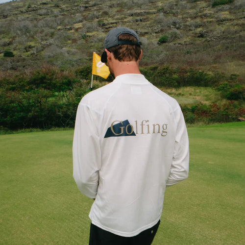 Kēhaupaʻa ICEPACK Mockneck L/S (Golfing) WHITE