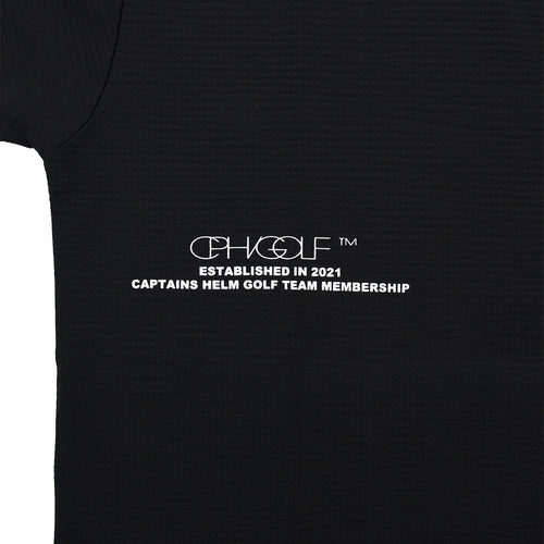 #BREATHABLE WAFFLE MOCK NECK TEE